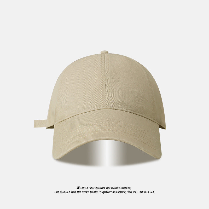Simple Joker Solid Color Big Head Baseball Cap Cap