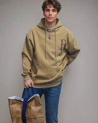 High Quality Fabric High-grade Jacquard Letters Men's Loose Oversized Hoodie