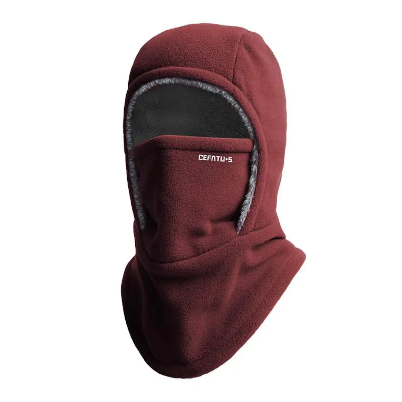 Autumn/Winter Outdoor Thermal Hat/Head Cover/All-in-One Hat with Face Mask, Outdoor Thermal Pullover Hat