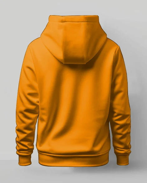 Men's Large Size Casual Street Solid Color Zipper Hoodie