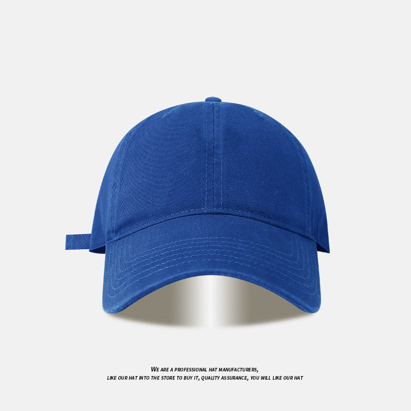 Simple Joker Solid Color Big Head Baseball Cap Cap