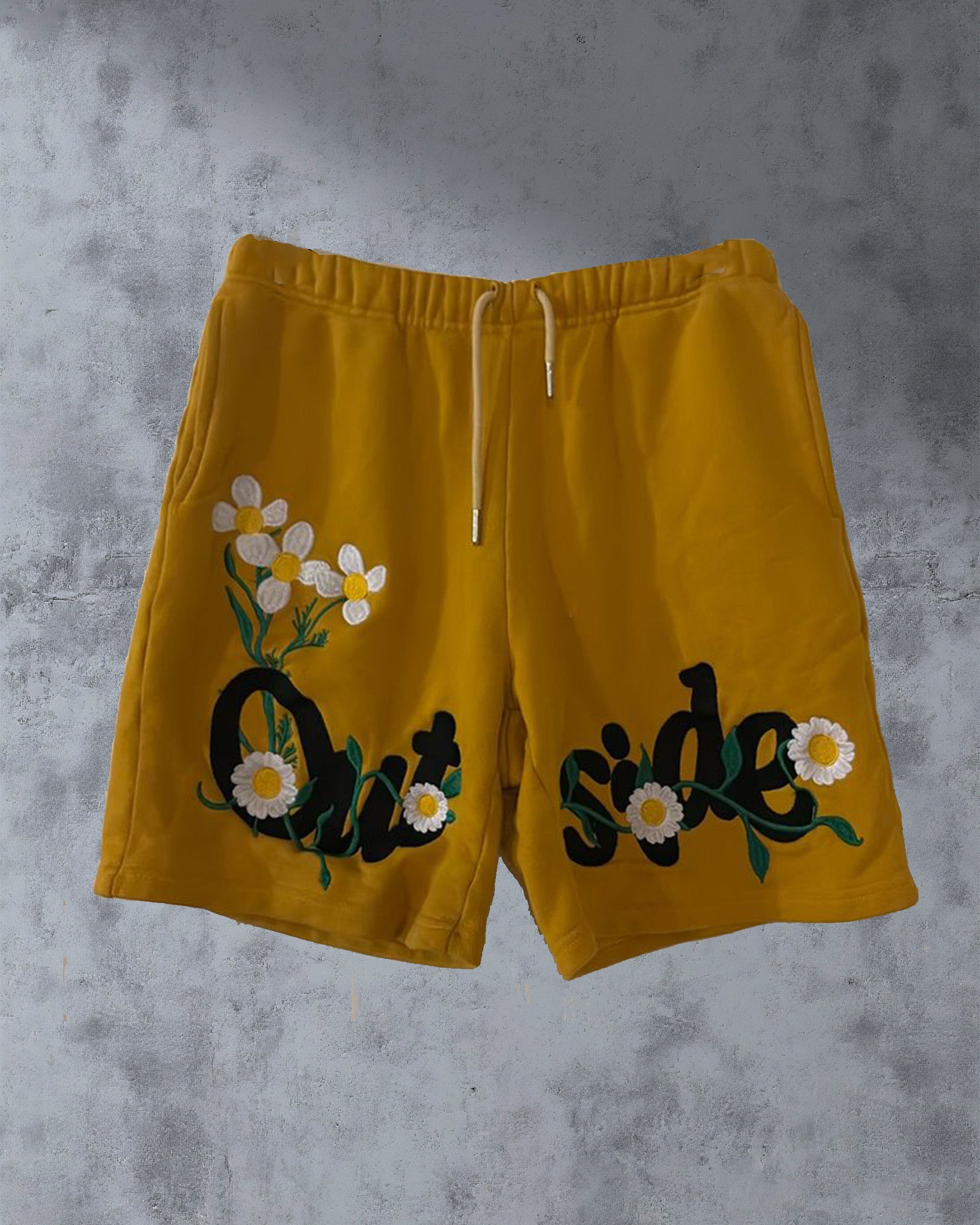 Plus Size Men's Flower Summer Shorts
