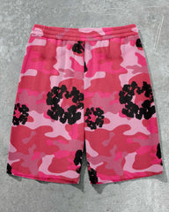 Men's Plus Size Camouflage Cotton Print Shorts