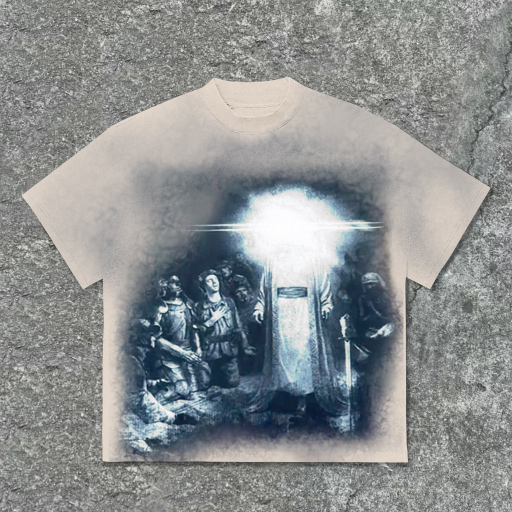 Jesus Light Lighting People 100 Cotton Short Sleeve T-shirt
