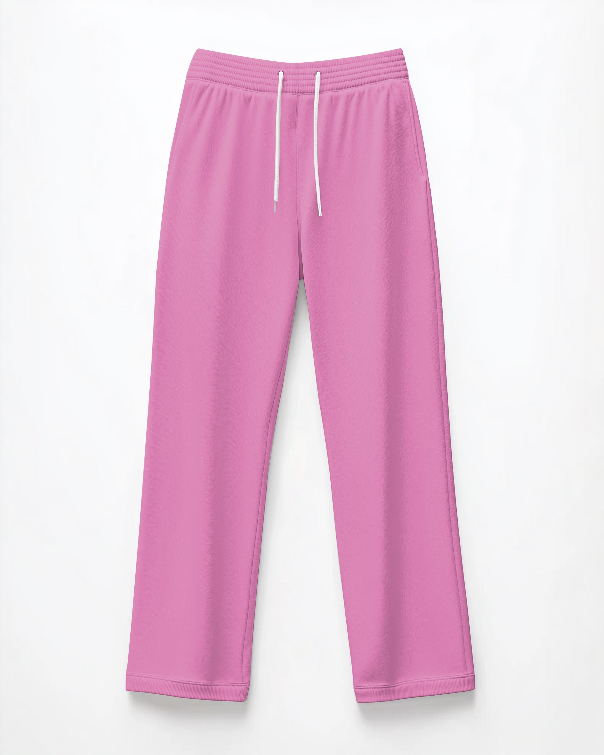 Big Men's Loose Straight Drawstring Sweatpants with Pocket