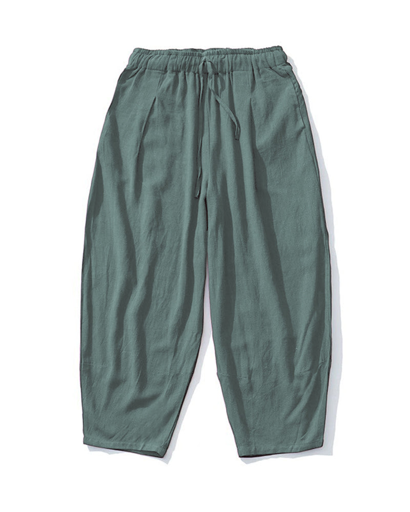 Cotton And Linen Casual Loose Wide-leg Pants