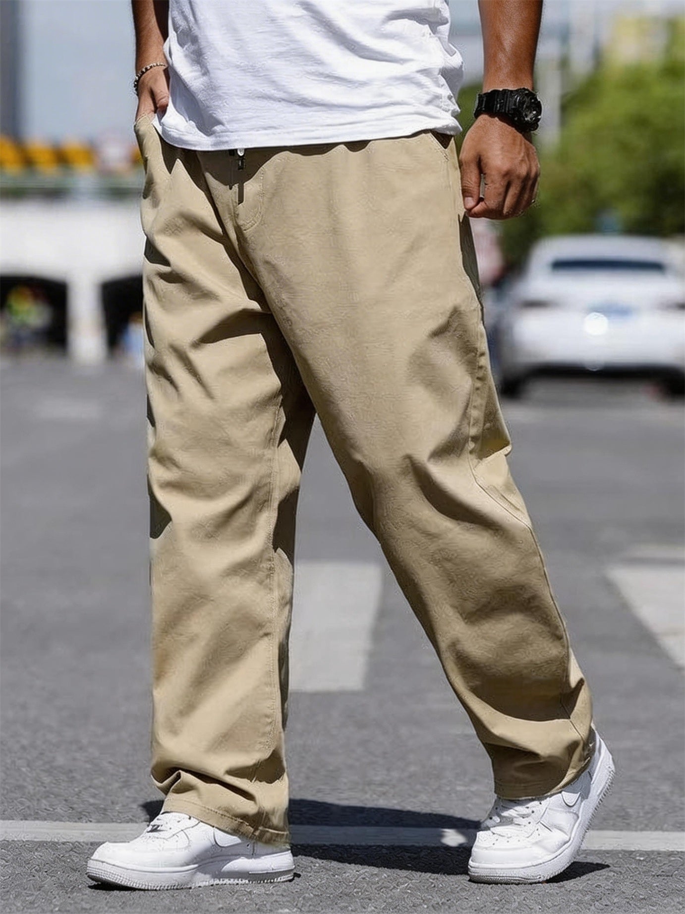 XL-8XL Plus Fat Loose Straight Pants