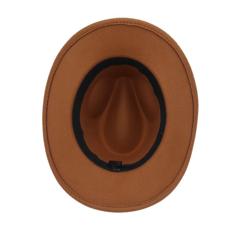 Western Denim Tassel Turquoise Felt Jazz Hat