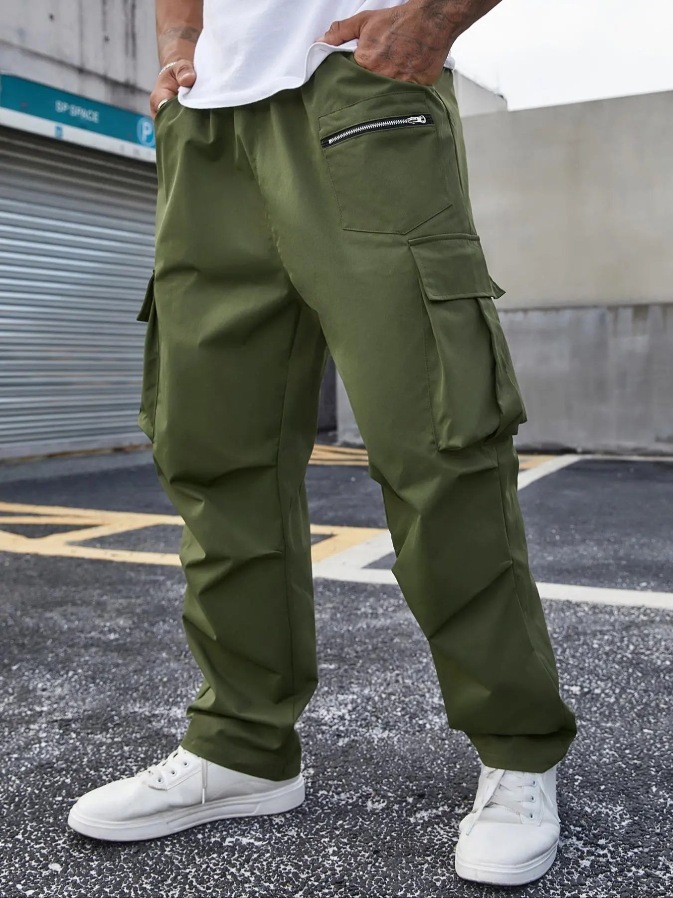 Plus Size Casual Work Pants