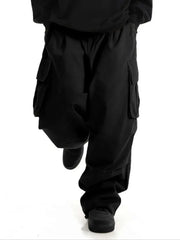 MEN'S PLUS SIZE WIDE-LEG CARGO PANTS