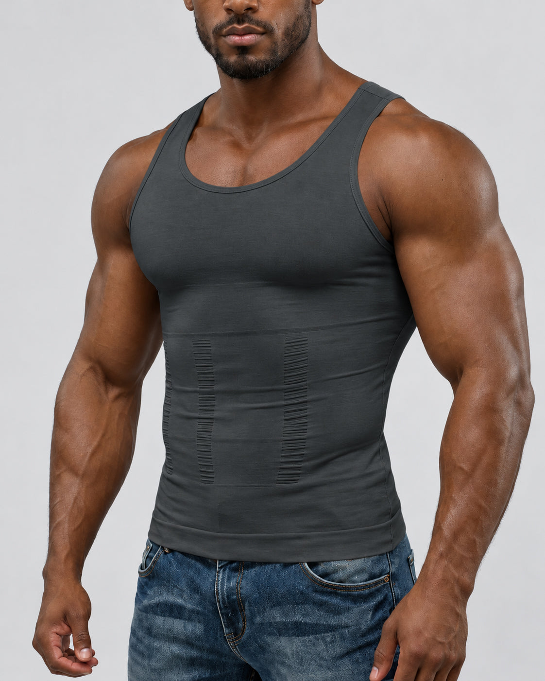 Big & Tall Men's Compression Shaper Vest Shapewear Tank Tops