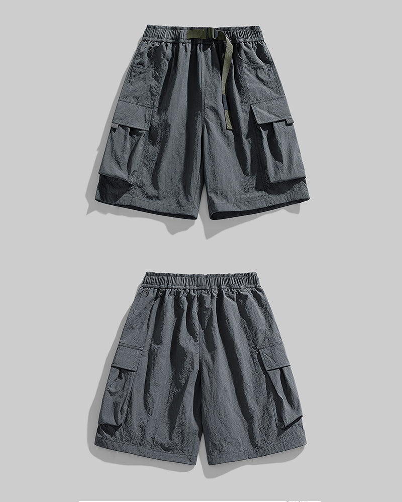 Men's Plus Size Straight Casual Tooling Shorts M-8XL