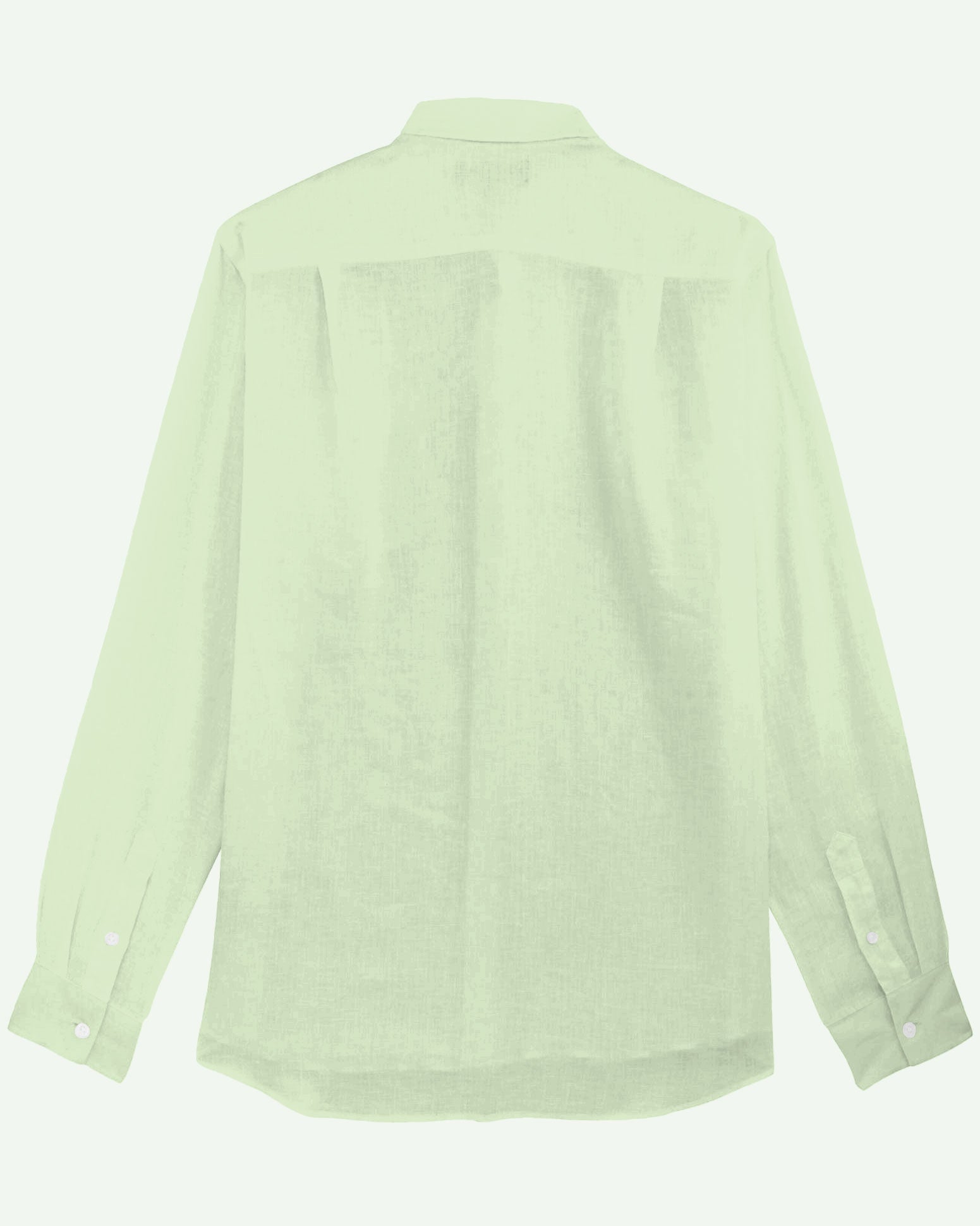 100% Cotton-Fruit Green Men's Long Sleeve Shirt