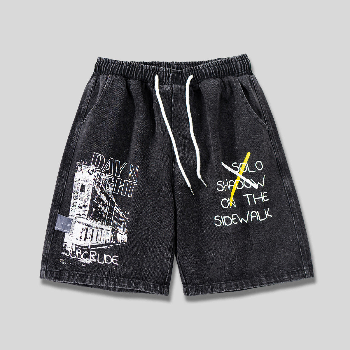 Plus Size Athletic Street Style Shorts