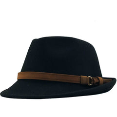 Multicolor Woolen Warm Hat British Retro Jazz Hat