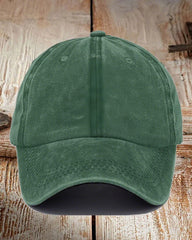 Simple Solid Colors Washed Denim Big Head Basketball Cap