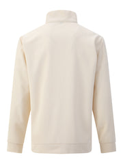 Men's Fashion CasualRhinestone Gradient Color Block Print Long Sleeve Shirt