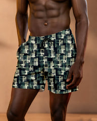 Big & Tall Men's Daily Leisure Hawaii. Vintage Camouflage Holiday Shorts