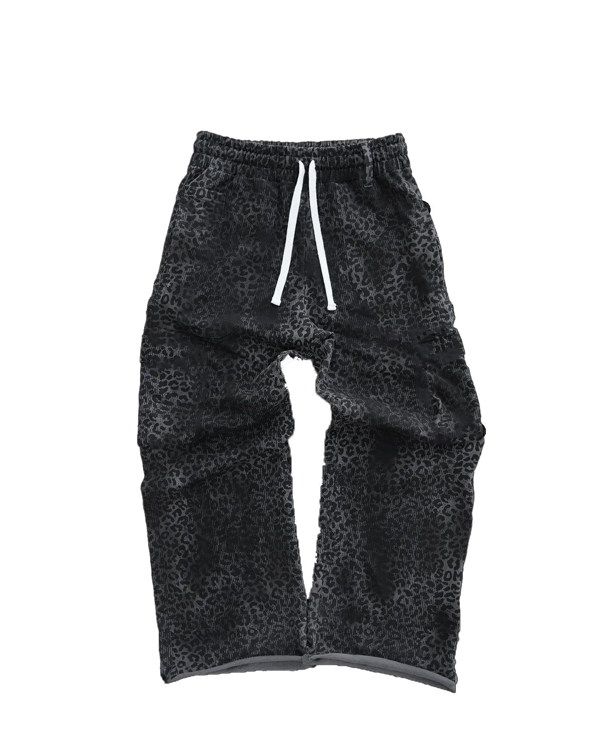 Plus Size Men's Daily Casual Versatile Printed Camouflage Sweatshirt Pants
