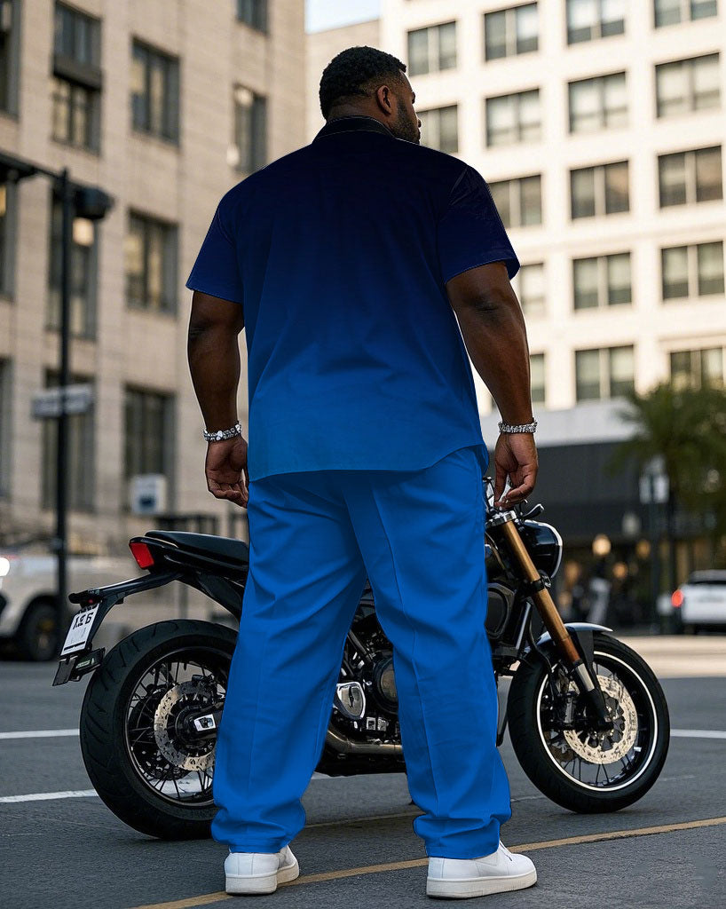 Black & Blue Gradient Casual