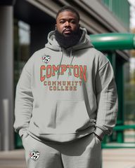 Men's Big & Tall Compton Community College Hoodie and Sweatpants Two Piece Set