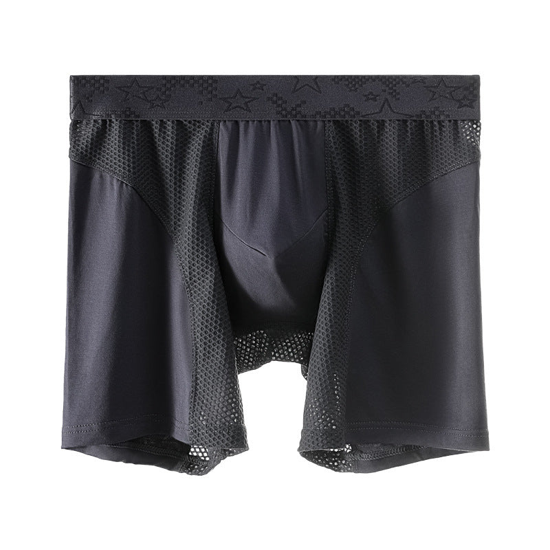L-6XL Big & Tall Men's Boxer Anti-wear Leg Long Sports Underwear