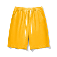 Men's Big Size Solid Color Summer Athletic Shorts