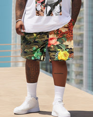 Street Flower Personalized Print Large Men's Set