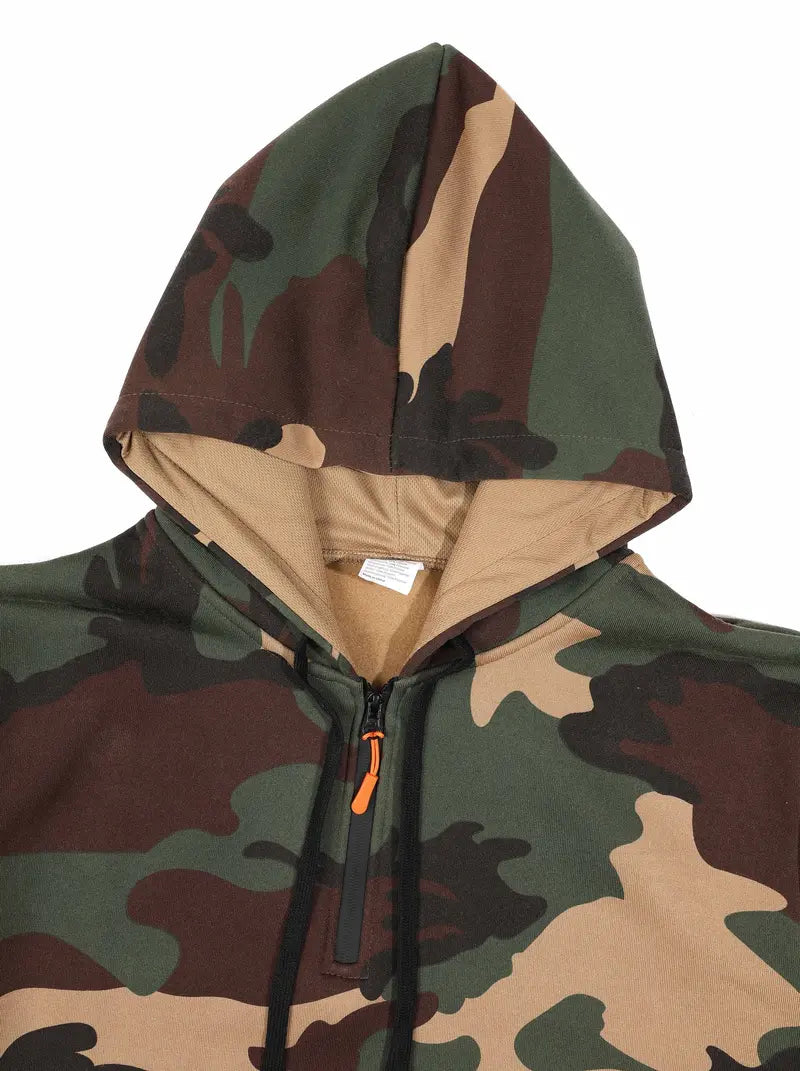 Biggmans Men's two-piece camouflage tracksuit