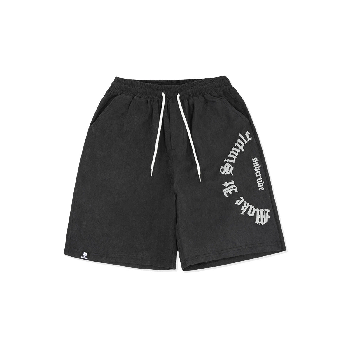 Big & Tall Athletic Street Style Letter Print Shorts