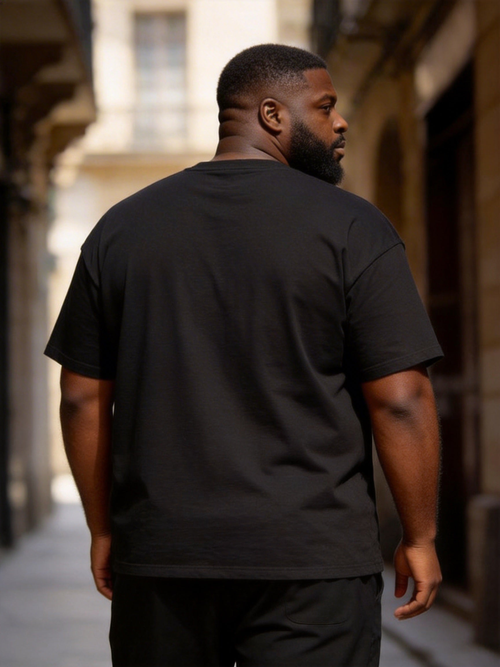 Big & Tall Men's "To Those Behind You" Christian Scripture Printed Crewneck Short Sleeve T-Shirt