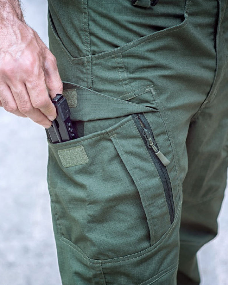 Outdoor Multi-Pocket Assault Waterproof Fishing Hiking Work Trousers S-5XL