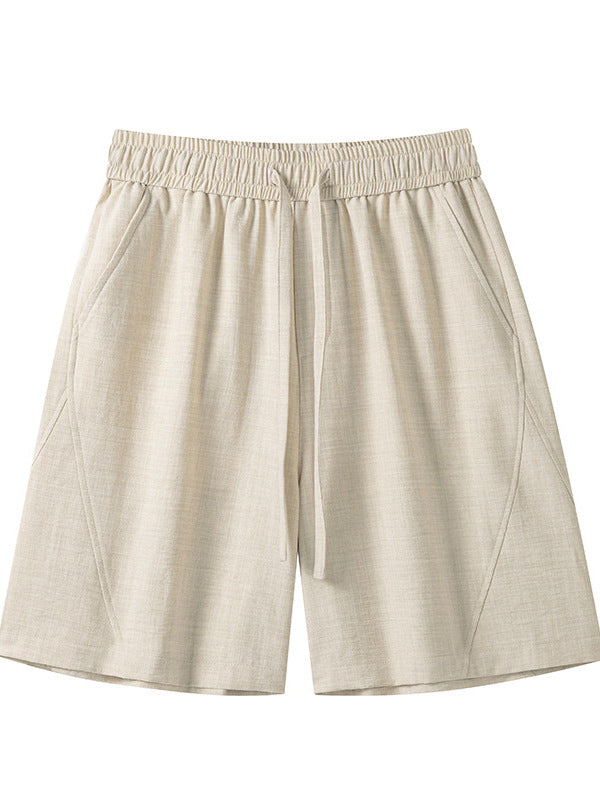 M-5XL Maillard Color Shorts Thin Shorts