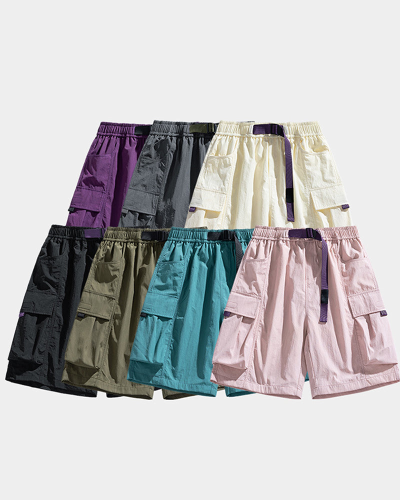 Men's Plus Size Straight Casual Tooling Shorts M-8XL