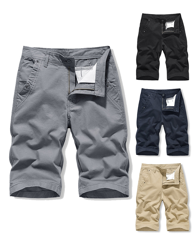 Big & Tall Men's Washed Solid Color Six-point Overalls