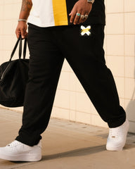 Big Boy Street Fashion Busy English Printed Colorblock Short Sleeve Trousers Suit
