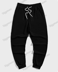 Men's Big & Tall Casual Hip Hop Color Block Bear Hoodie Two Piece Set