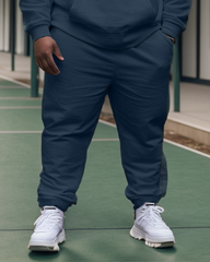 Men's Big & tall Howard University Style Hoodie and Sweatpants Two Piece Set