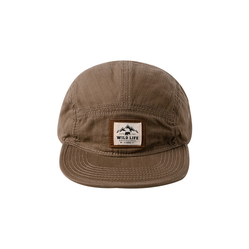 American Retro Flat Brim Hip-Hop All-Match Couple Baseball Cap