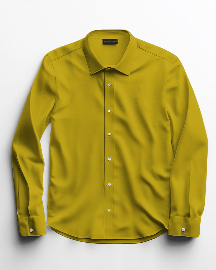 All-match Solid Color Multi-color Optional Long Sleeve Collar Shirt 2-piece Men's Plus Size