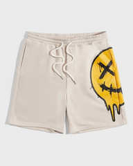Men's Big & Tall Cartoon Graphic Track Shorts wth Drawstring Waist
