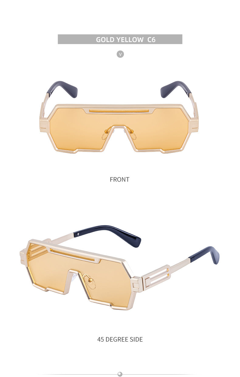 Retro Steampunk Irregular Sunglasses