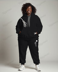 Couple Fashion "Hold You From Behind" Hoodie Set