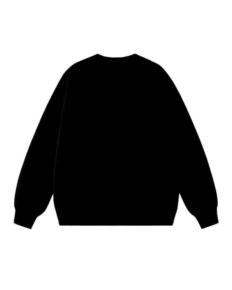 Women's Plus Size Candy Girl Long Sleeve Crewneck Sweatshirt