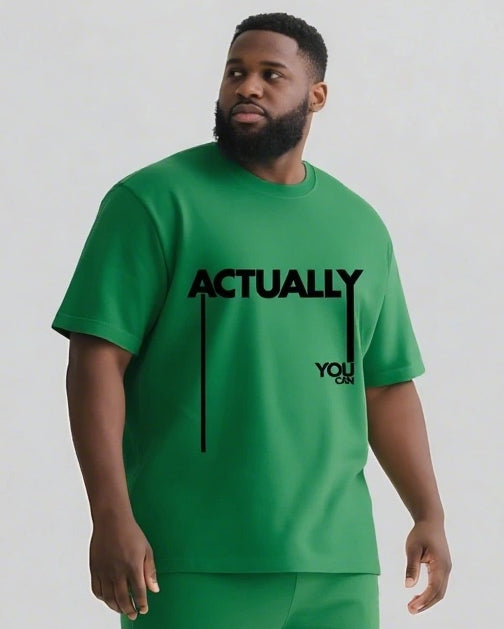 Your Limits Are 90% Mental Actually You Can Striped 2-Piece T-shirt Set