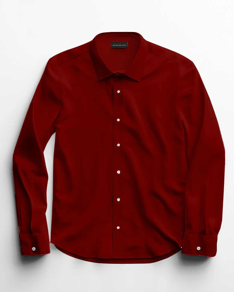 All-match Solid Color Multi-color Optional Long Sleeve Collar Shirt 2-piece Men's Plus Size