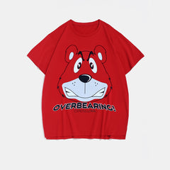 Plus Size Red Overbearing T-Shirt