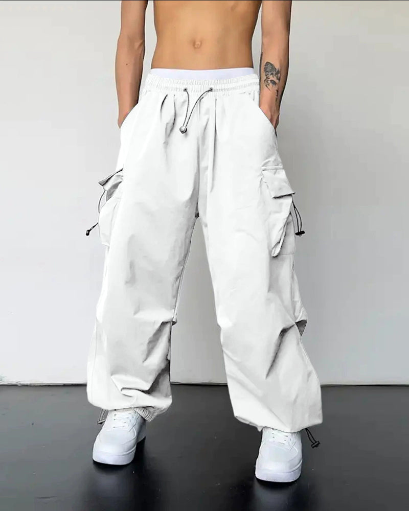 Big & Tall Men's Casual Quick-drying Overalls Sports Pants S-5XL