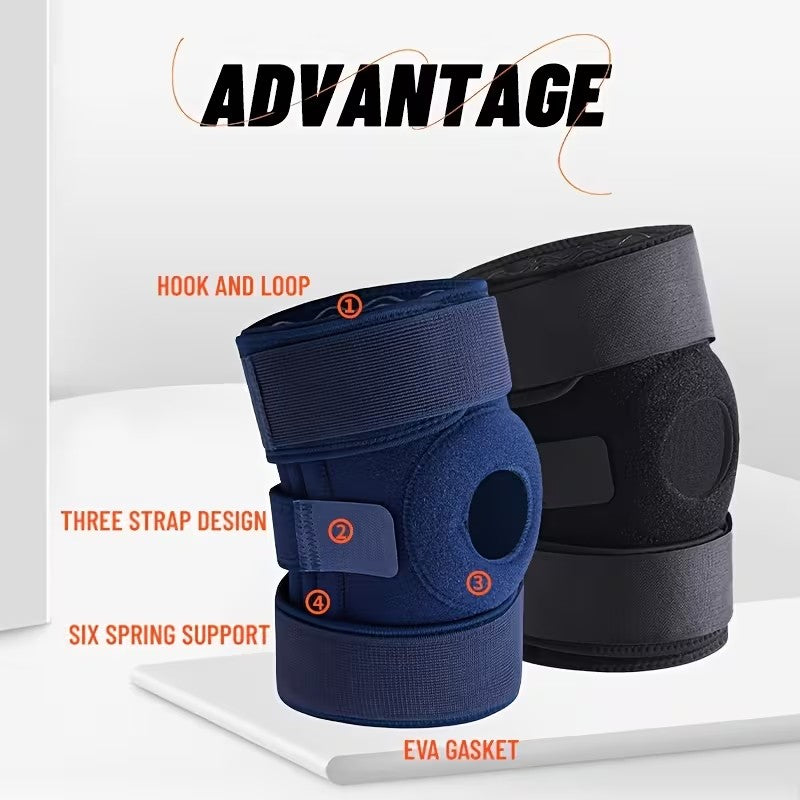 Plus Size Knee Braces for Man and Women, Extra Size Large Size Adjustable Knee Support with Side Stabilizers for Fit Women & Men