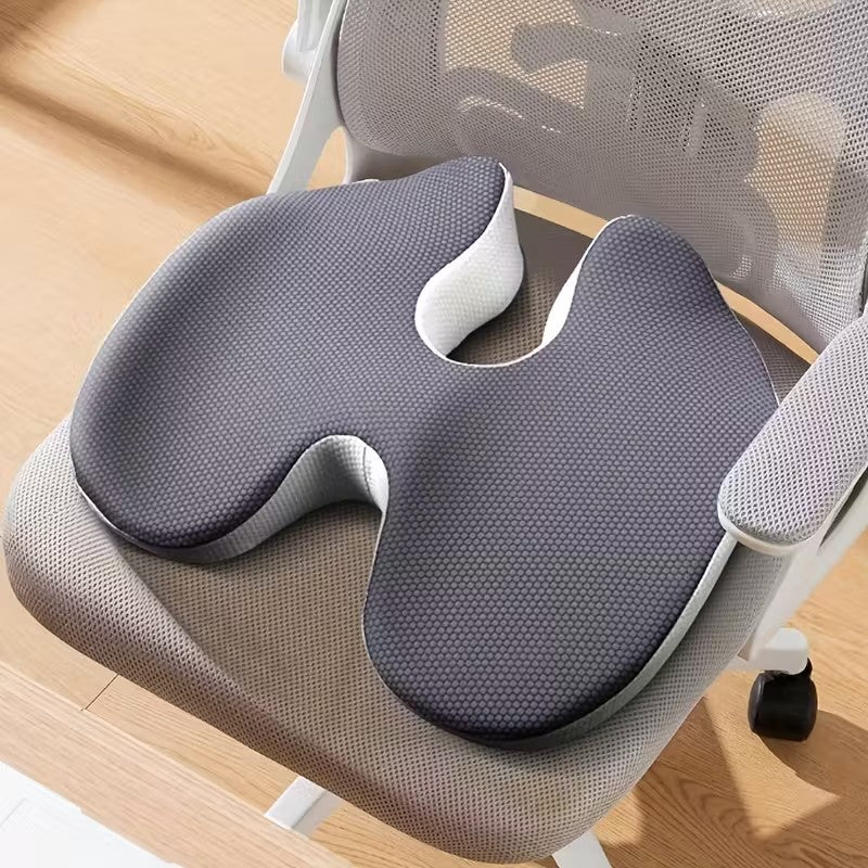1pc of comfortable memory sponge cushion cushion - long time sitting in office/home chair/wheelchair hip cushion slide prevention,tailbone cushion